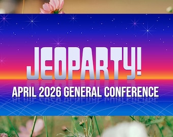 Conférence générale SDJ avril 2026 Jeopardy Game | Conférence Jeoparty | Jeunesse, école du dimanche, séminaire, soirée familiale, jeu religieux