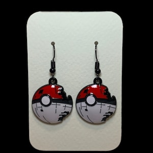 Poke Ball earring
