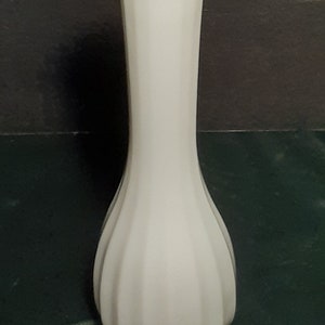 Vintage Anchor Hocking Milk Glass Bud Vase 9&quot;