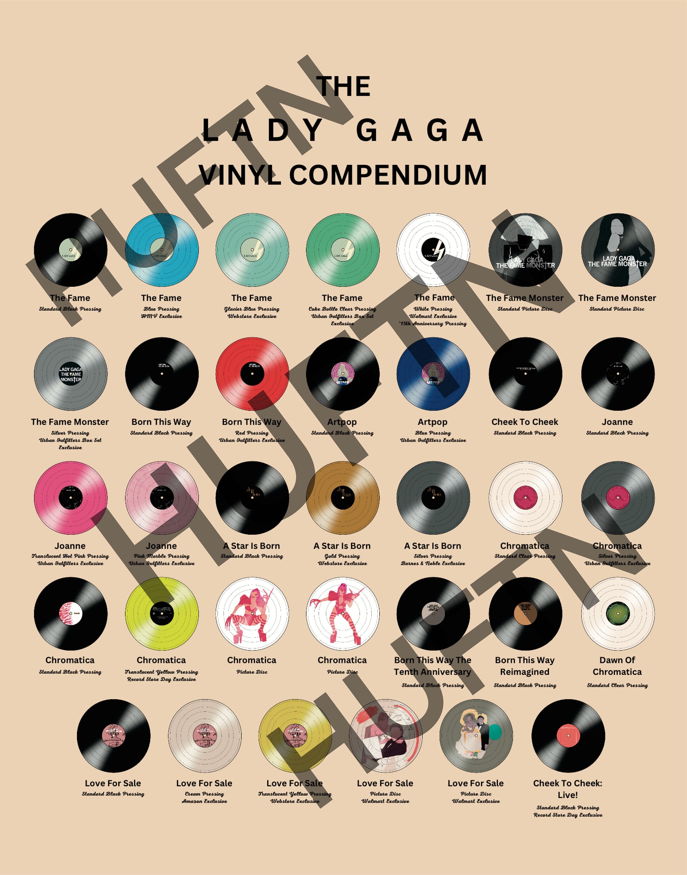 DOWNLOAD DIGITALE del compendio dei vinili di Gaga -  Italia