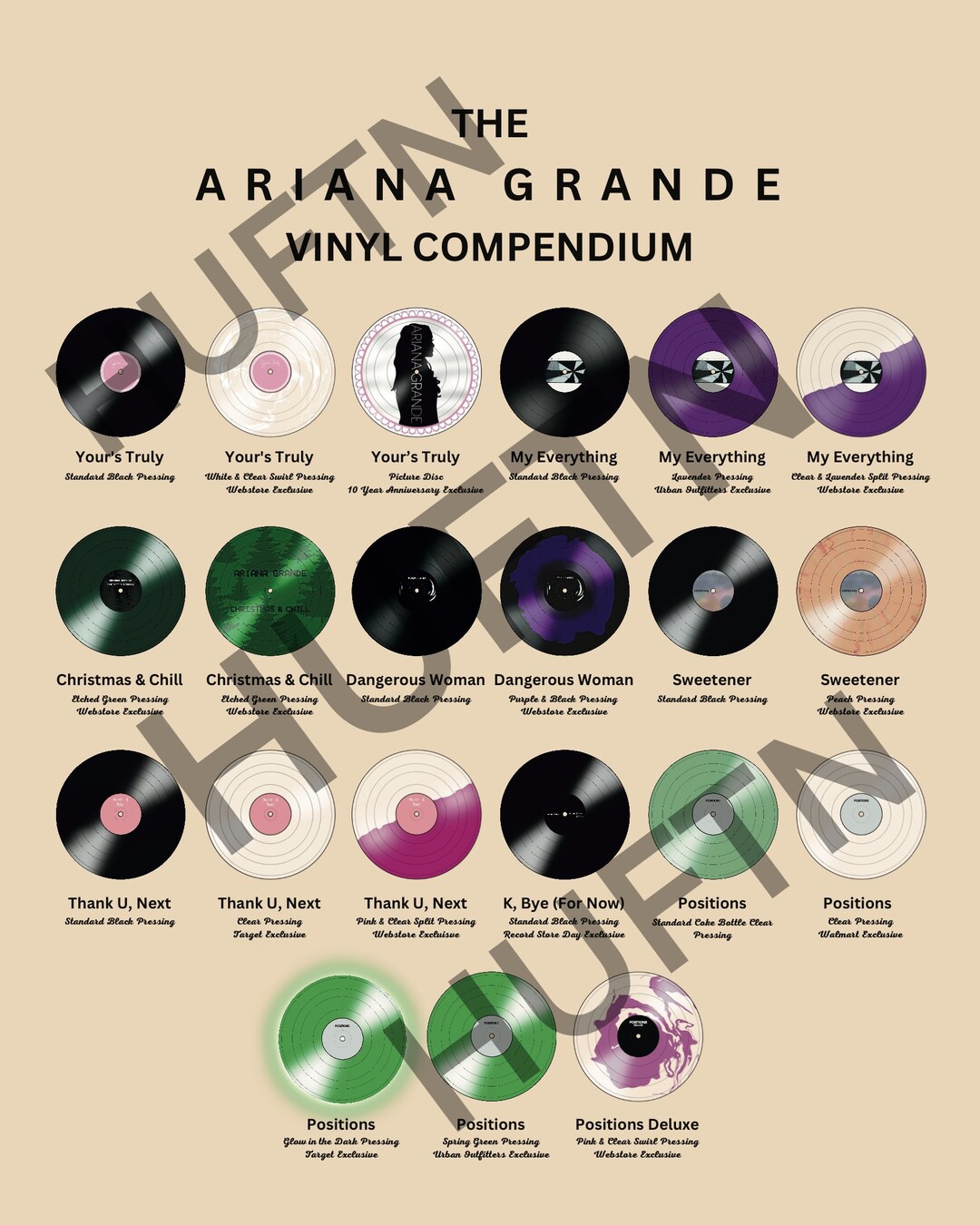 Ariana Grande My Everything Vinyl Music