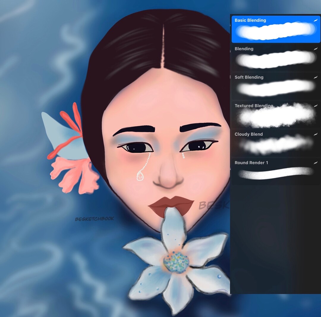 Blending Brushes for Procreate Etsy