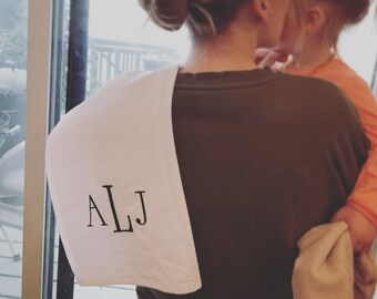 Aangepaste monogram theedoek