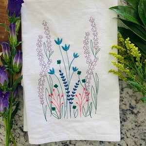 Geschirrtuch - Lavendel in Blüte