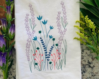 Tea Towel - Lavender in Bloom