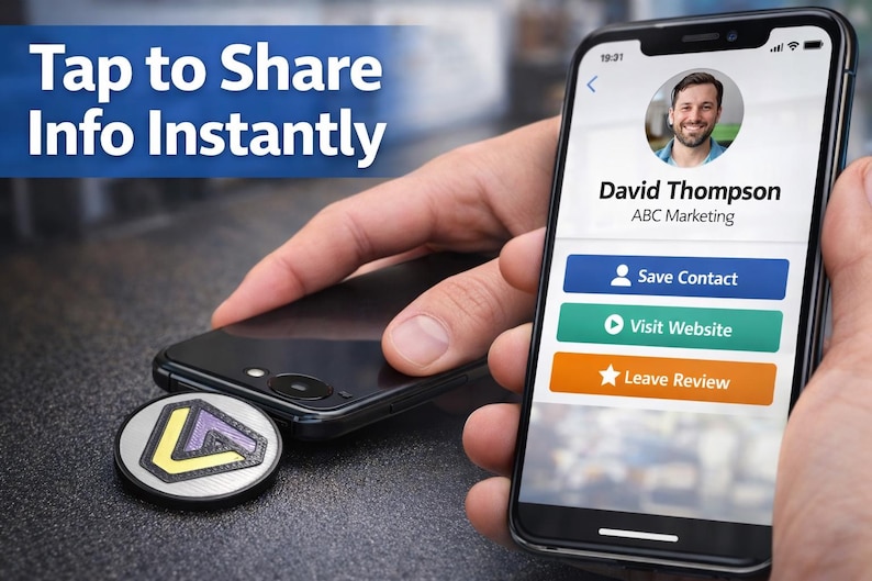 Alternativa ai biglietti da visita NFC personalizzati: condivisione istantanea immagine 1