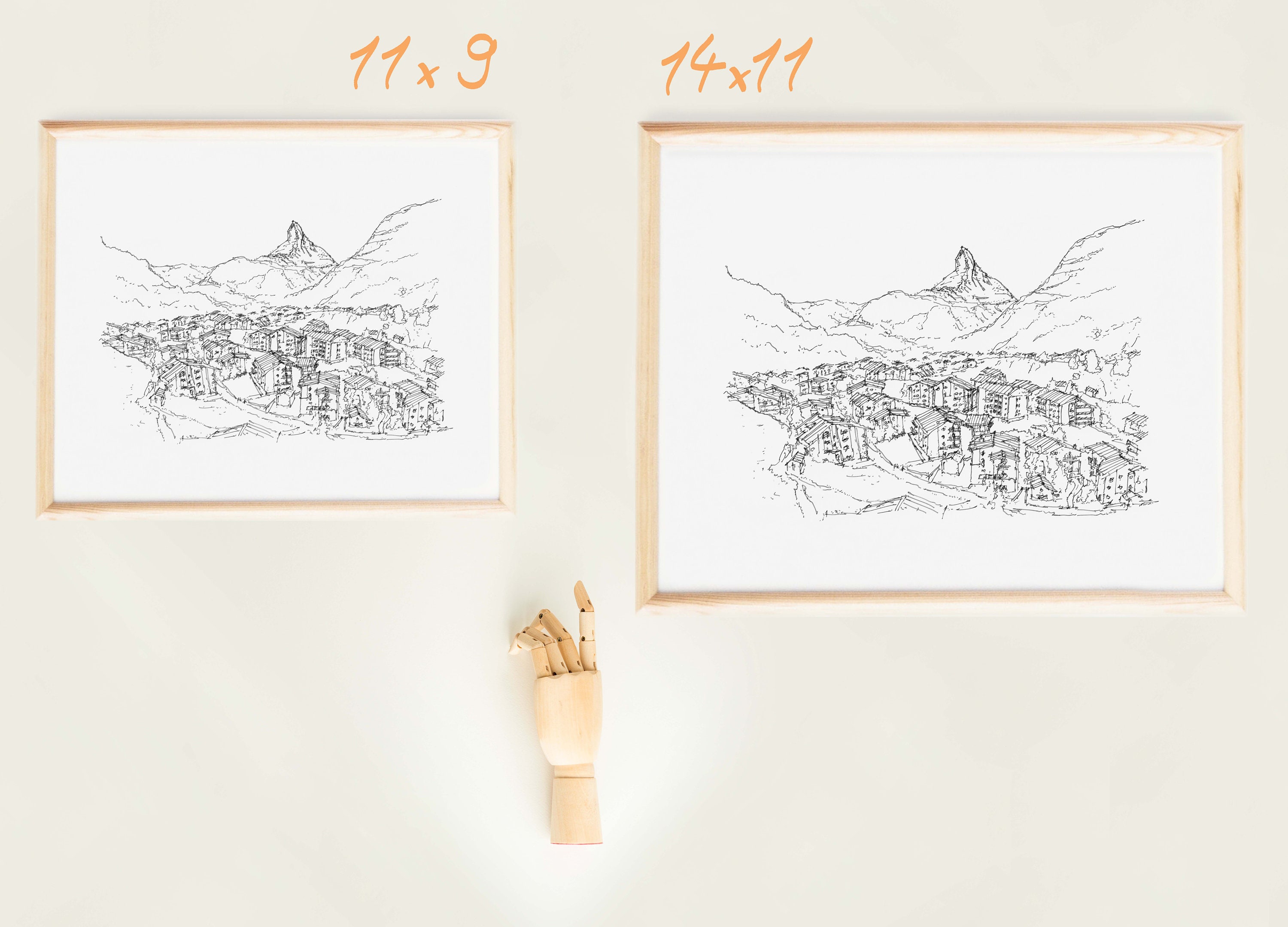 Matterhorn Zermatt Art Print Zermatt Wall Art Zermatt Wall Decor Valais