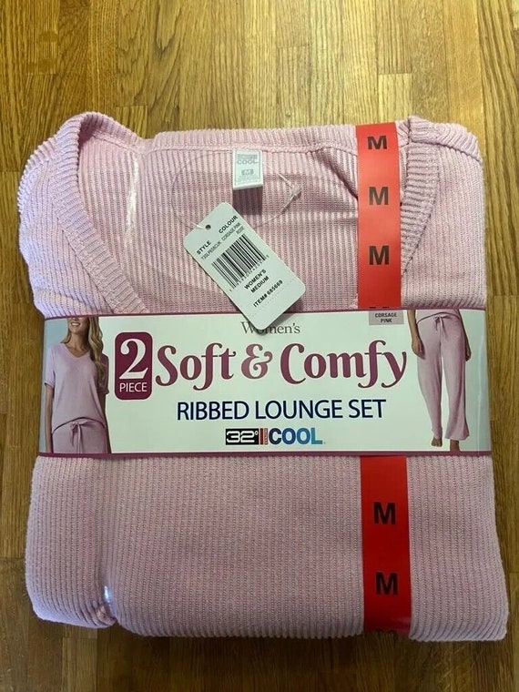 Soft & Comfy Ribbed Lounge Set By 32 Degrees- Size
