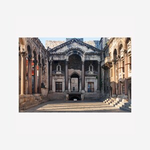 Diocletian&#39;s Palace in Split, Croatia, Dalmatian coast, 2:3 Ratio, Wall Art, Digital Download, Roman, Emperor