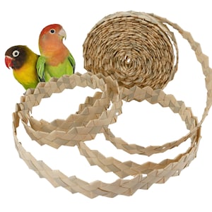 Palm Leaf Ribbon: Natural Bird Toy Shredder and Jangly Ring™ Refill | 32 ft