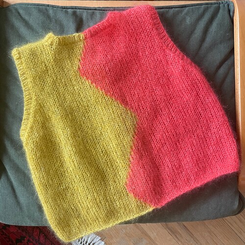 The Electric Vest Knitting Pattern Etsy