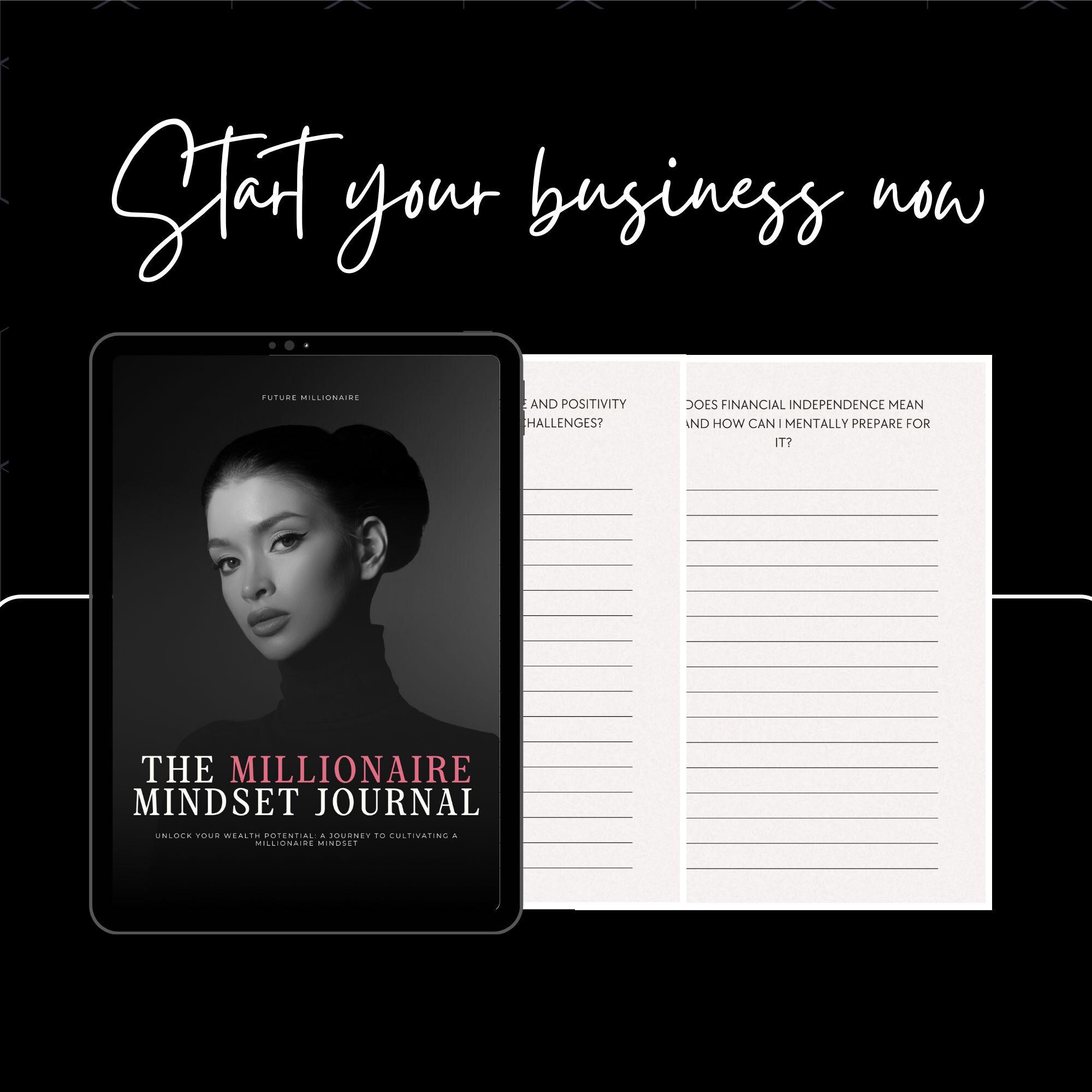 Millionaire Mindset Journal MRR, Master Resell Rights ,private Label ...