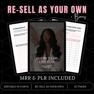 Quit The 9-5 Job eBook MRR, master resell rights, private label rights, plr ebook, PLR digital products, sell on etsy, DFY ebook