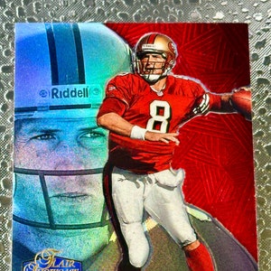 STEVE YOUNG Custom Art Card San Francisco 49er&#39;s Display Trading Art Card Sports Art Hand Embossed and Painted Gift Sports Fan