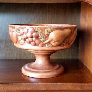 Ceramic Pedestal Fruit Bowl