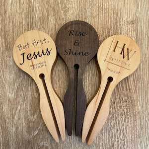 Rise and Shine/ But First, Jesus Coffee Scoop and Clip