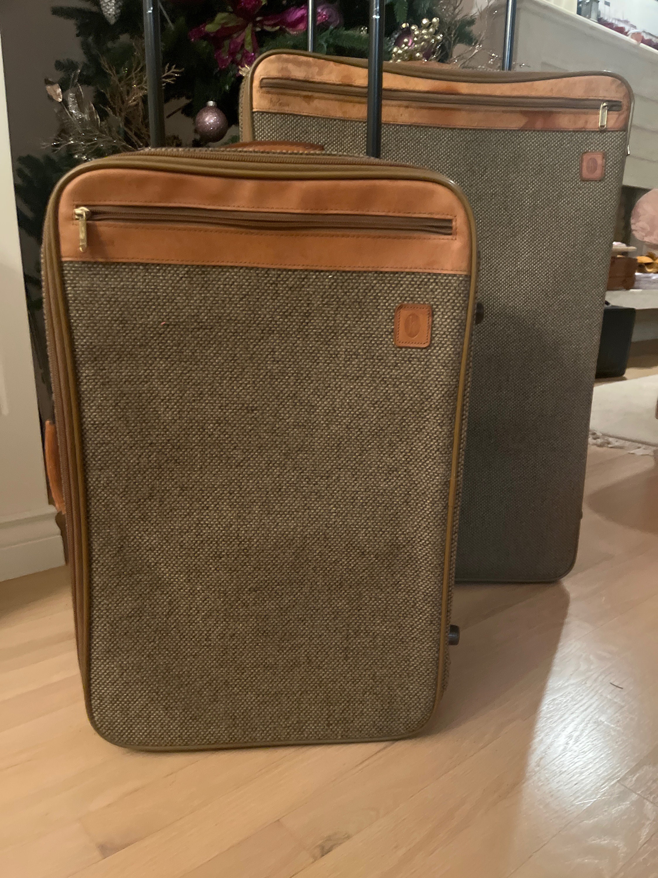 Vintage Hartmann Suitcase Set Vintage Luggage Full Size Etsy