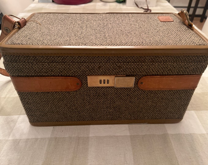 Vintage Hartmann Carry on Bag Hartmann Train Case Vintage Luggage Brown