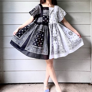 Half white hotsell color dress