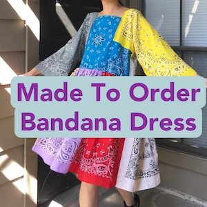 Made To Order Bandana Dress - Solid Color