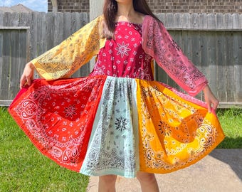 Handmade Bandana Dress SKU 07285