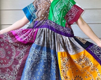 Handmade Bandana Dress SKU 10173