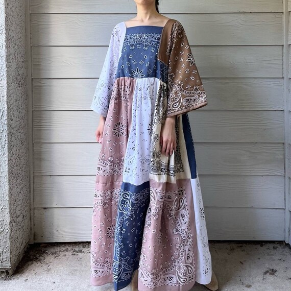 Vestido panuelo hecho a mano SKU 10174 Etsy Mexico