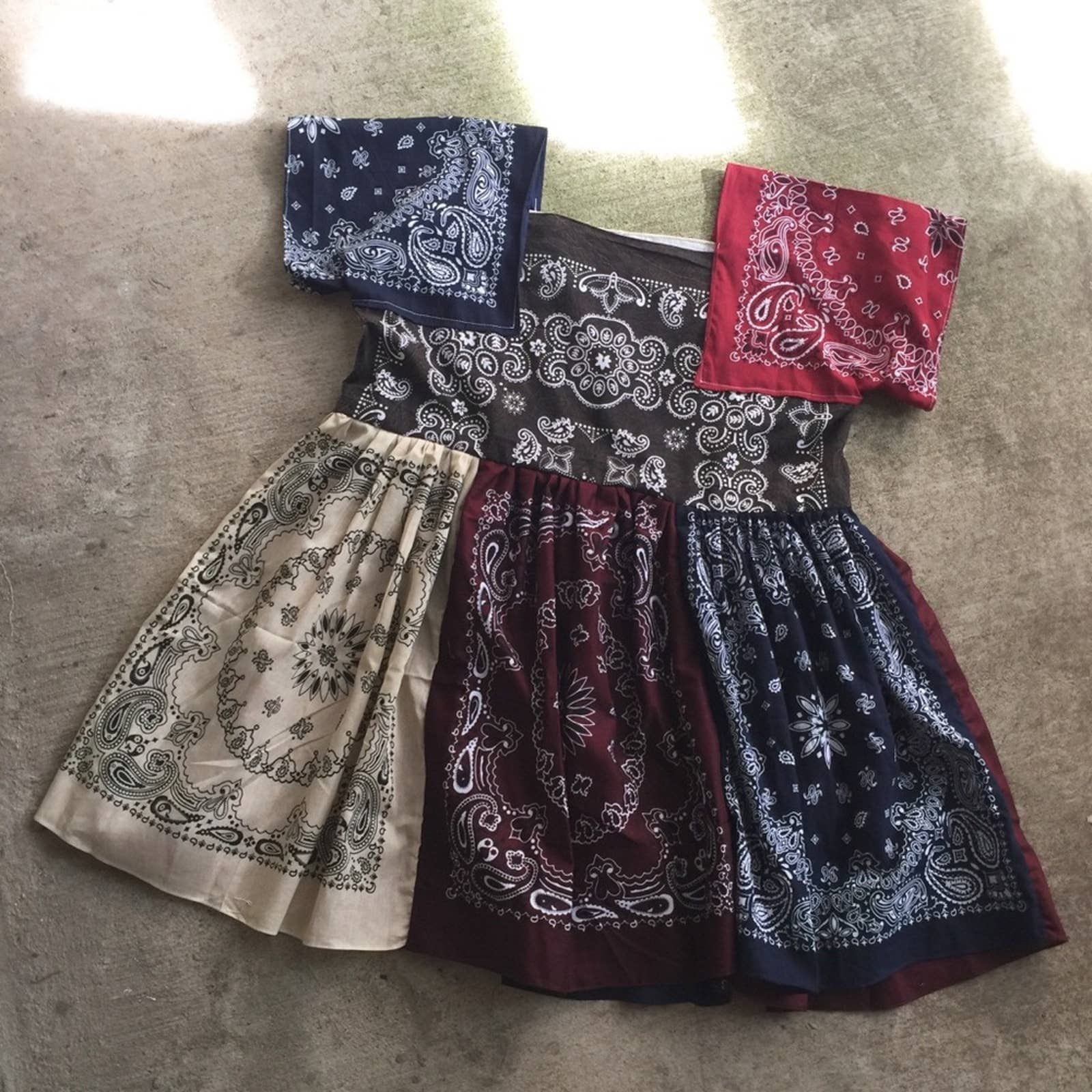 PLUS SIZE Handmade Bandana Dress SKU 19928.C4. Etsy