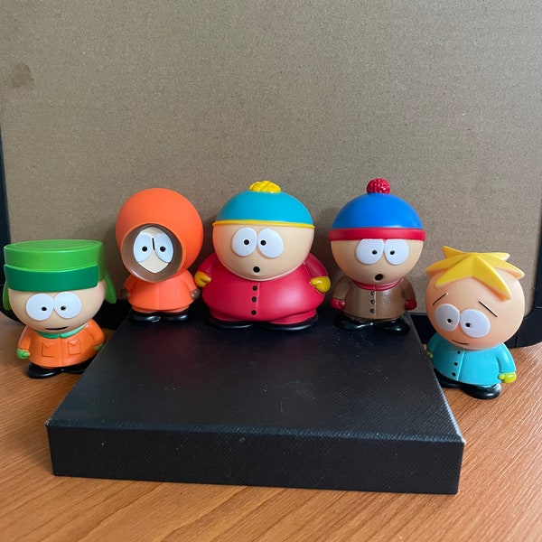 South Park Figures. Southpark figures including Stan Kyle Kenny Butters and Cartmen. Southpark collectibles mini figures South Park Gift