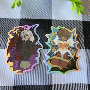 AUF LAGER | Kingdom Hearts 1 Holographische Aufkleber [!! B-SNoten !!]
