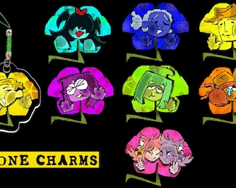 PREORDER | Deltarune Flowers Phone Charms