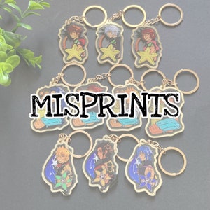 MISPRINTS | Kingdom Hearts Gold-Edge Charms