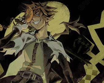 IN STOCK |Kingdom Hearts Halloween Town Sora Print
