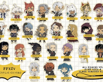 INSTOCK | FFXIV Acrylic Charms