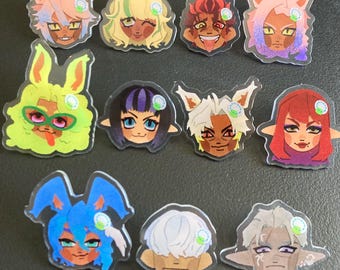 IN-STOCK | FFXIV Arcadion Pins