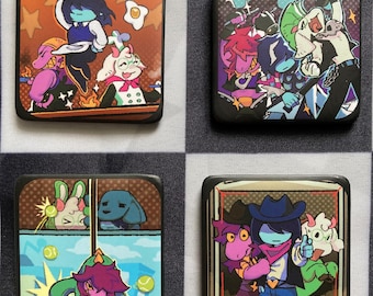 IN-STOCK | Deltarune Square Buttons