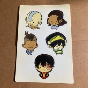 AUF LAGER | ATLA Stickerbogen Bild 1