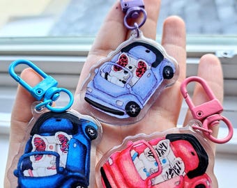 Brelok do kluczy retro Polly Pocket Y2K