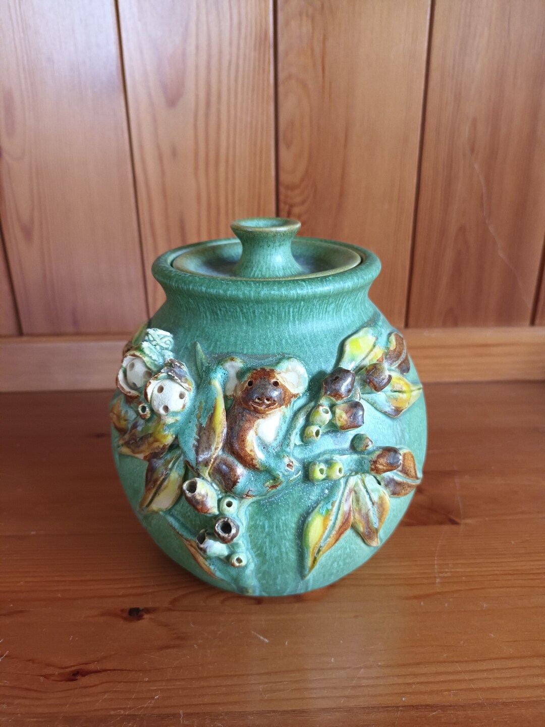 Vintage Signed Joan Sayers, Redland Bay Australian Pottery Koala Bear