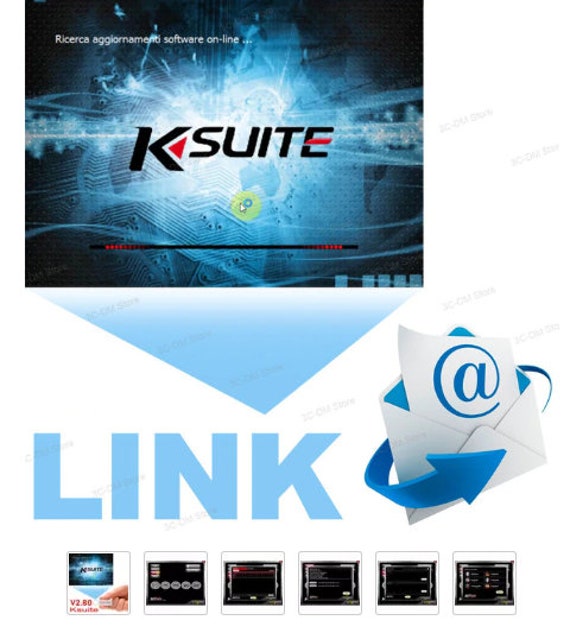 Ksuite Newest Hot Sale Ksuite V2.80 Software for V5.017 ECU Programmer Ktag  2.25 ECU Chip Tuning Tool Online Ksuite 