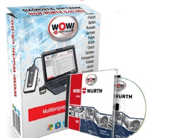 Wow Wurth V5.00.12 WOW Software English with Kengen For Tcs Multi-diag Cars Software Repair Data