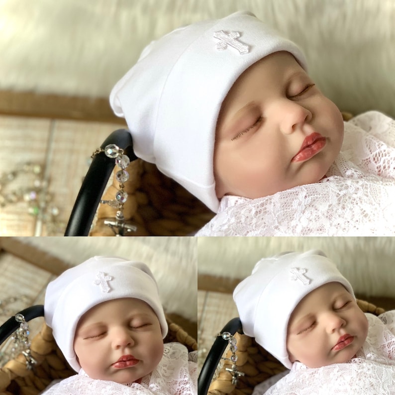 Baptism Caps, Christening Caps, Boys Baptism Hat, Baby Religious Hats