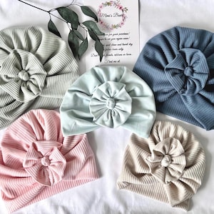 Turban, Turban for Baby, Flower Turban, Baby Cap, Stretch Baby Headwrap, Toddler Headwrap, Toddler Turban, Turban for Girls, Baby Gift