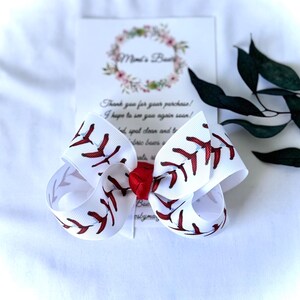 Football Hair Bow, Sport Hair Bow, Bow with Football Print, Hair Bow for Sports, Football Print Bow, Ribbon Style Bow, Girl Gift, Football image 13