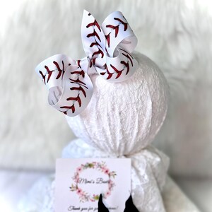 Football Hair Bow, Sport Hair Bow, Bow with Football Print, Hair Bow for Sports, Football Print Bow, Ribbon Style Bow, Girl Gift, Football image 12