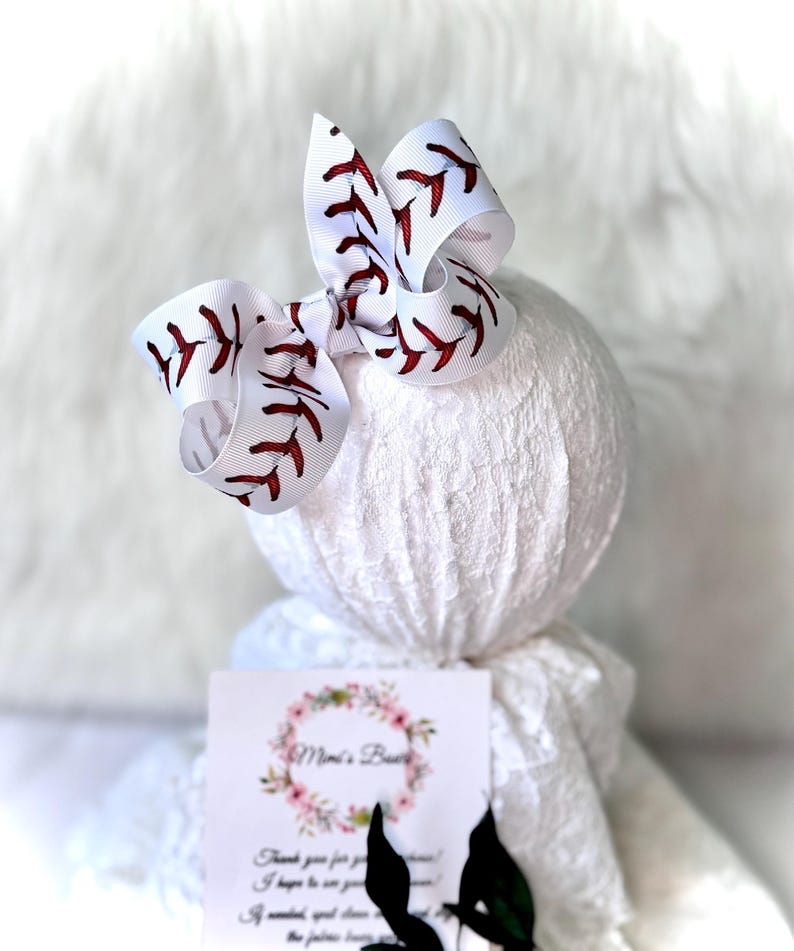 Football Hair Bow, Sport Hair Bow, Bow with Football Print, Hair Bow for Sports, Football Print Bow, Ribbon Style Bow, Girl Gift, Football image 12