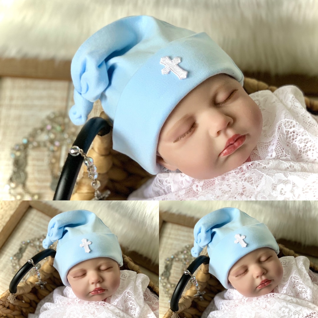 Baptism Caps, Christening Caps, Boys Baptism Hat, Baby Religious Hats