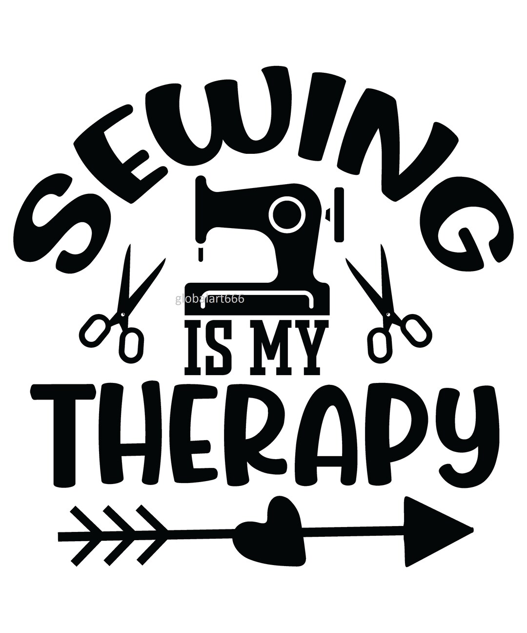 Sewing is My Therapy SVG Pngtherapy SVG Therapy Cut Files Etsy