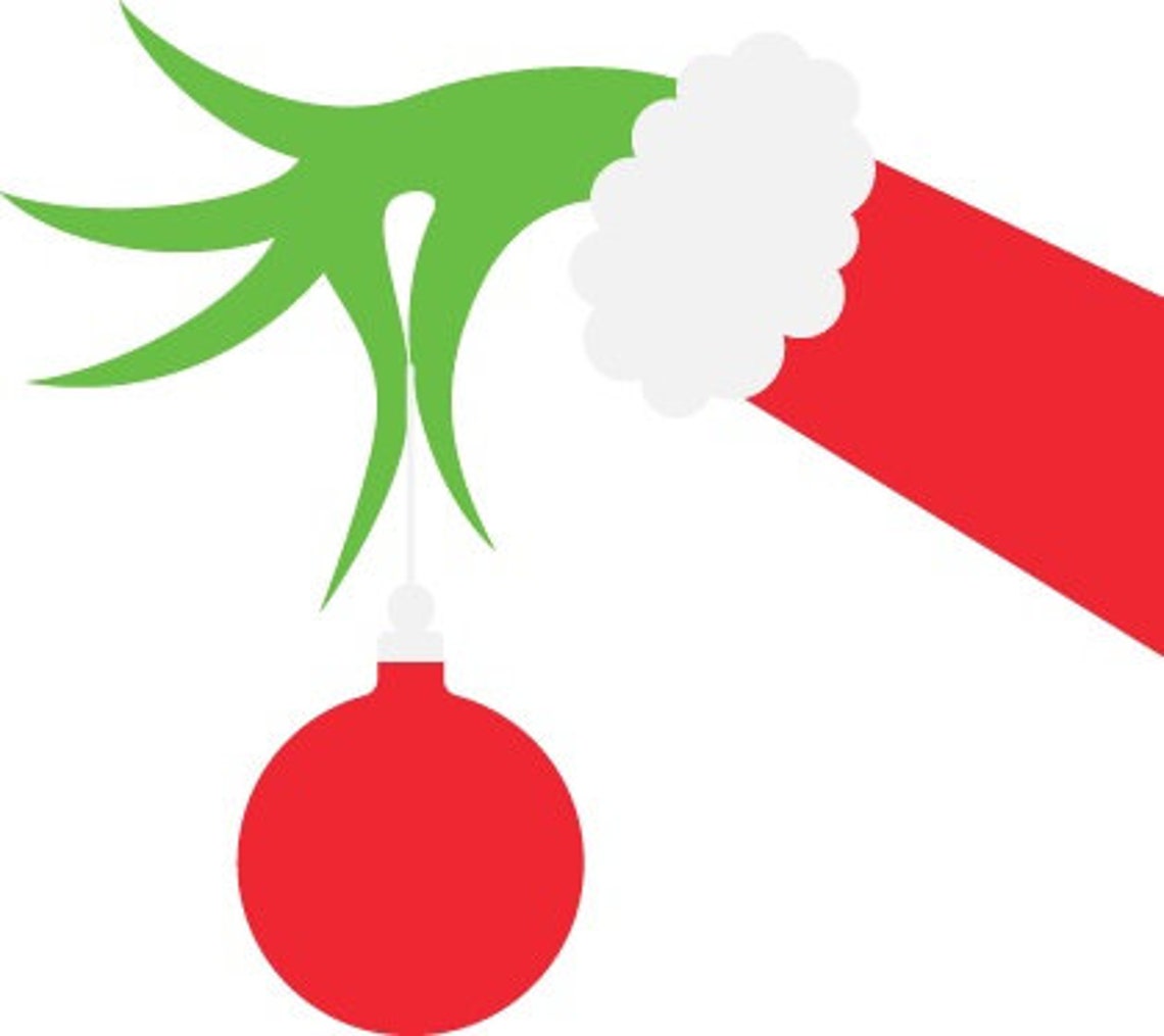 Grinch Holding Ornament SVG &amp; PNG, SVG Download, Svg for Cricut Design ...