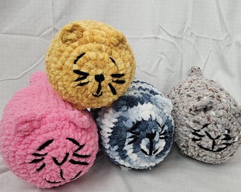 Crochet Loaf Cats / Cat Stuffies / Cat Amigurumi